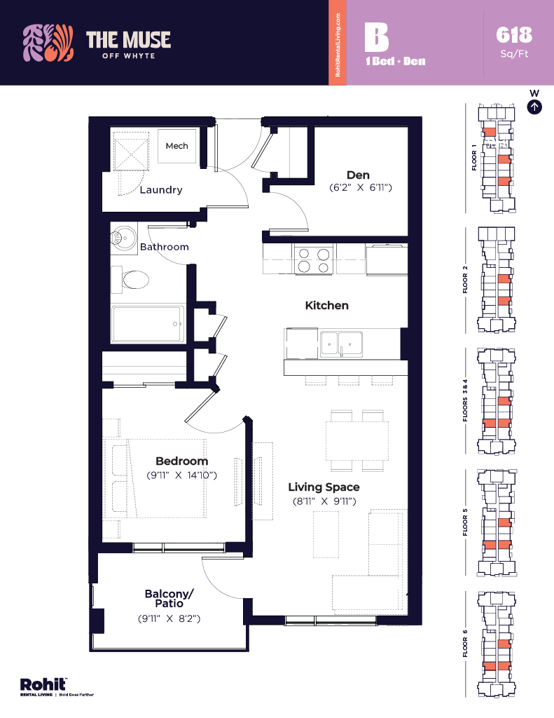 10119 - 85 Ave NW 1 Bed Apartment for Rent - Photo Gallery 11